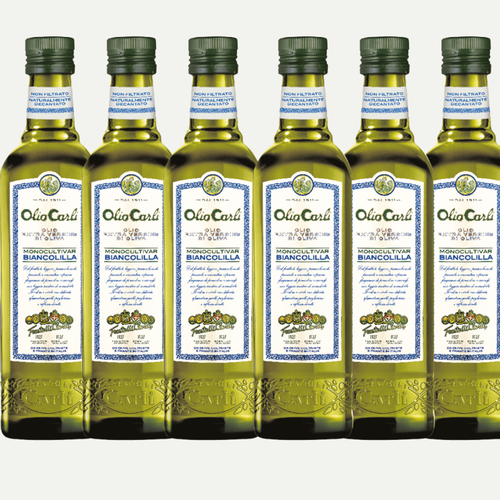 Olio Extra Vergine di Oliva Monocultivar Biancolilla 1L / 12 Bottiglie